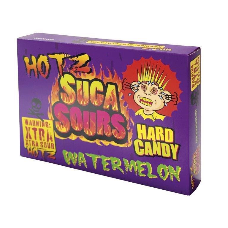 Suga Sours Hotz Watermelon Flavour Candy 100g pack shot