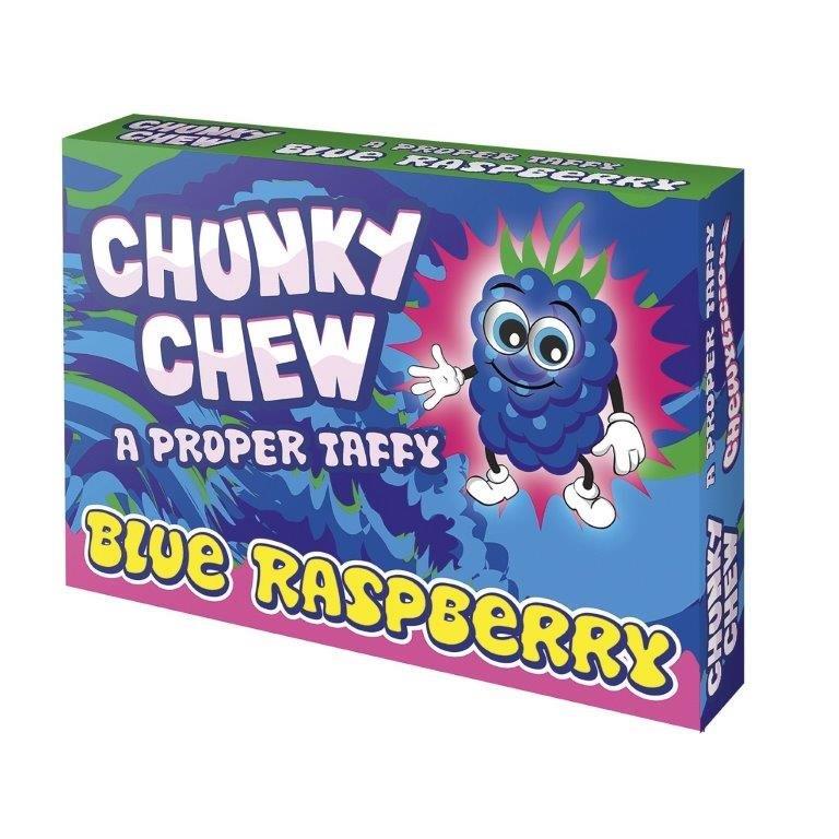 Chunky Chews Blue Raspberry Flavour Candy 100g pack shot