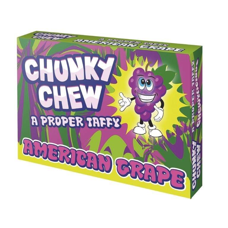 Chunky Chew American Grape Flavour Candy 100g pack shot