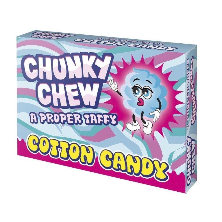 Chunky Chew Cotton Candy Flavour Candy 100g pack shot