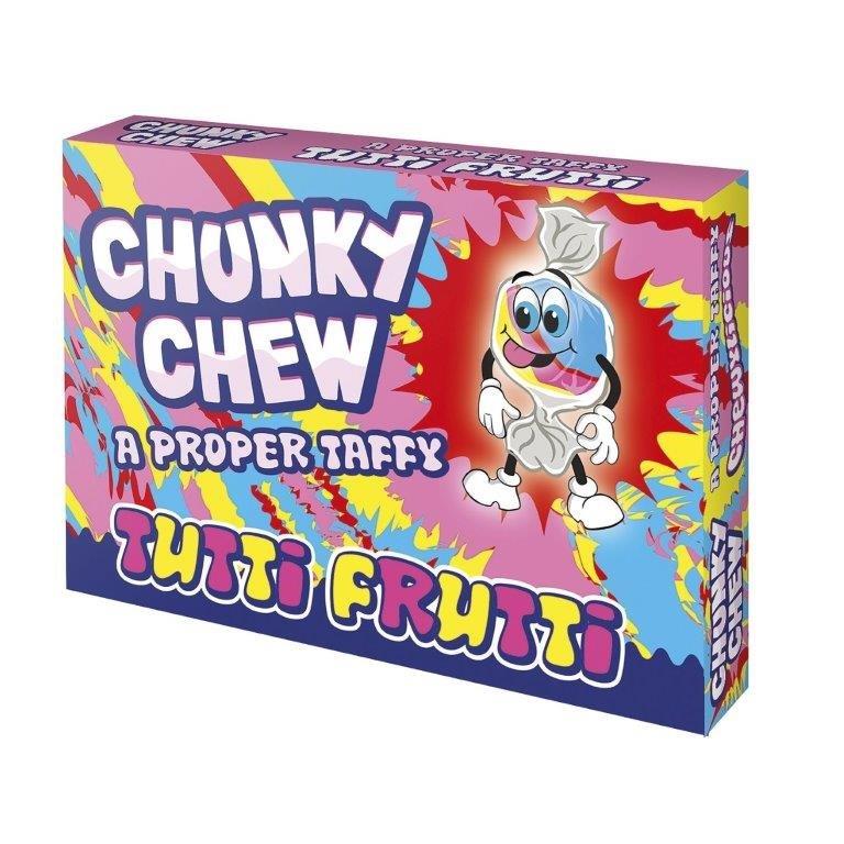Chunky Chew Tutti Frutti Flavour Candy 100g pack shot