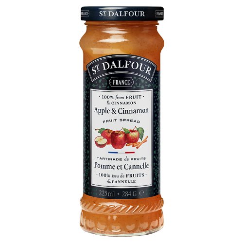 St Dalfour Apple & Cinnamon Fruit Spread 284g pack shot