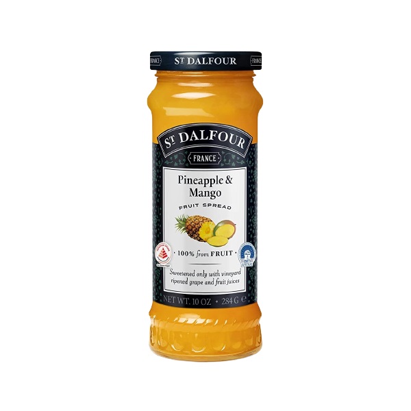 St Dalfour Mango & Passionfruit Fruit Spread 284g pack shot