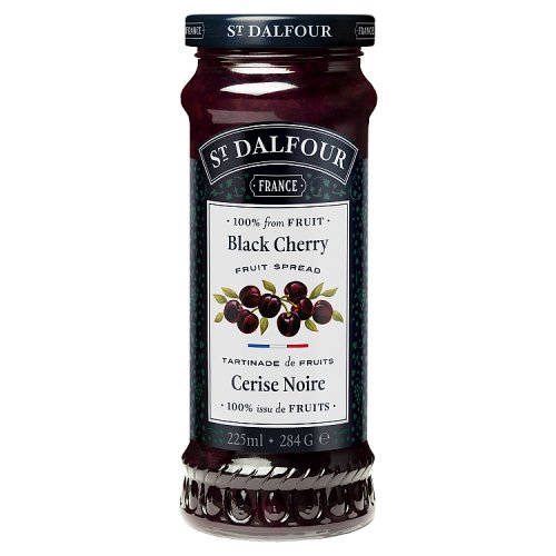 St Dalfour Black Cherry Fruit Spread 284g pack shot