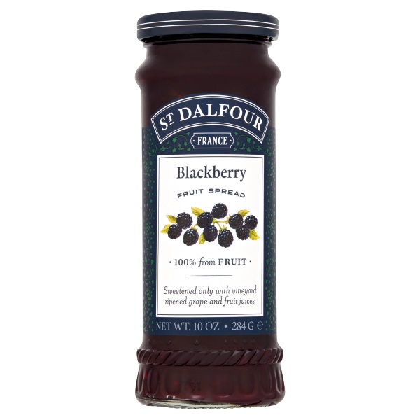 St Dalfour Blackberry Fruit Spread 284g pack shot