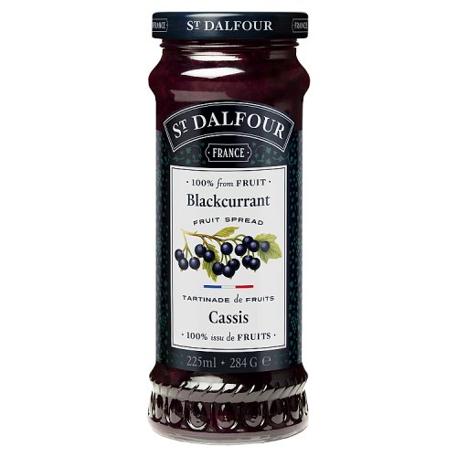 St Dalfour Blackcurrant Fruit Spread 284g pack shot