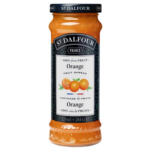St Dalfour Orange Fruit Spread 284g pack shot