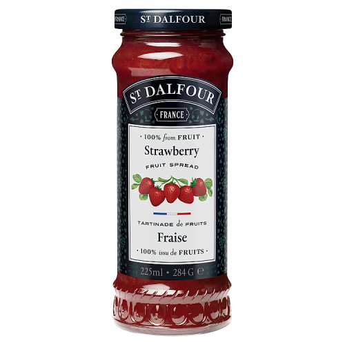 St Dalfour Strawberry Fruit Spread 284g pack shot