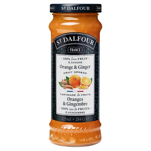 St Dalfour Orange & Ginger Fruit Spread 284g pack shot