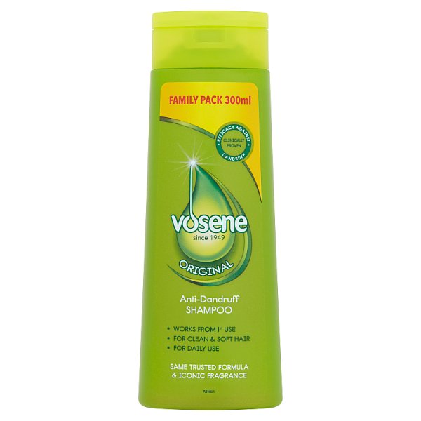 Vosene Original Anti-Dandruff Shampoo 300ml pack shot