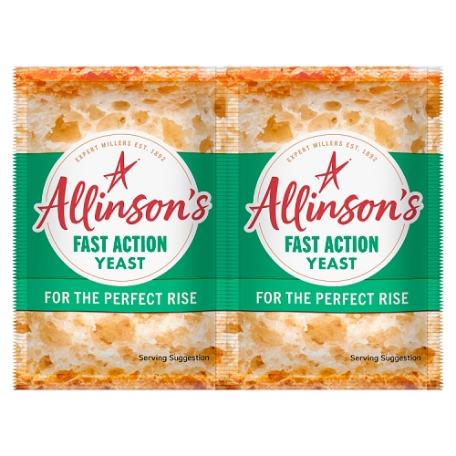 Allinson Easybake Yeast 2pk (2 x 7g) pack shot
