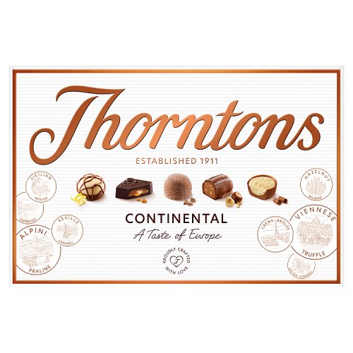 Thorntons Continental 131g pack shot