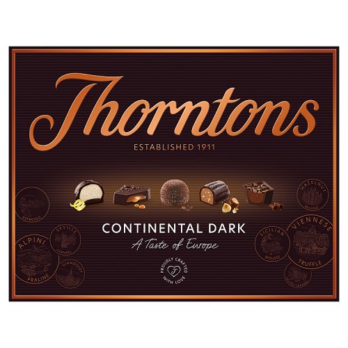 Thorntons Continental Dark 264g pack shot