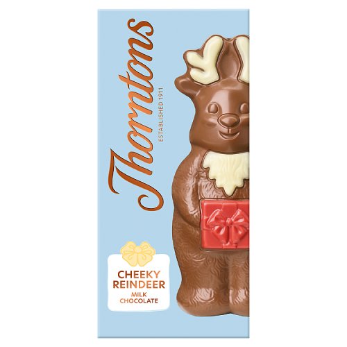 Thorntons Cheeky Reindeer Milk Chocolate 90g pack shot