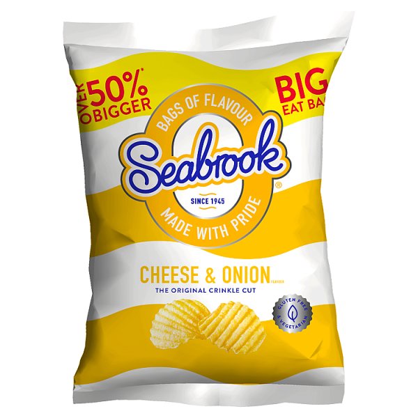 Seabrook Cheese Puffs 16g pack shot