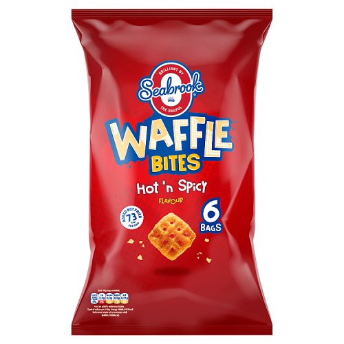 Seabrook Waffles Hot & Spicy 6pk 16g pack shot