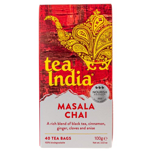Tea India Masala Chai Teabags 40s pack shot