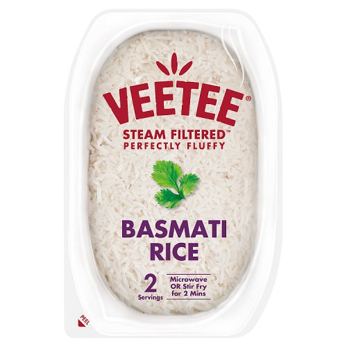 Veetee Basmati Rice 280g pack shot