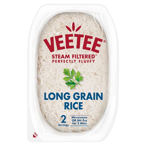 Veetee Long Grain Rice 280g pack shot