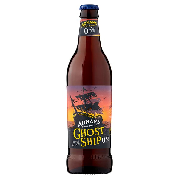 Adnams Ghost Ship 0% Alcohol Free 500ml pack shot