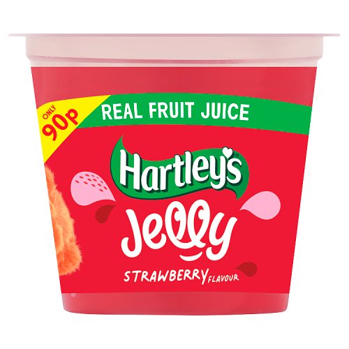 Hartleys Jelly Pot Strawberry PM 90p 125g pack shot