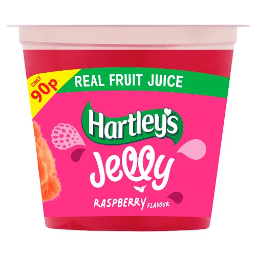 Hartleys Jelly Pot Raspberry PM 90p 125g pack shot