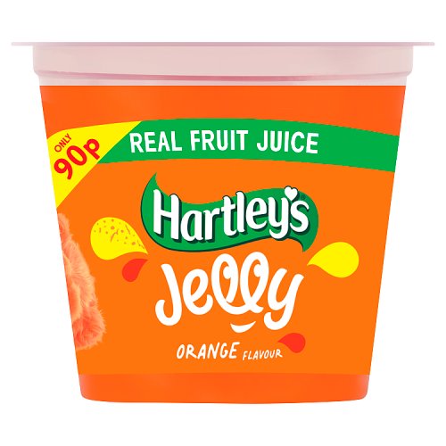 Hartleys Jelly Pot Orange PM 90p 125g pack shot