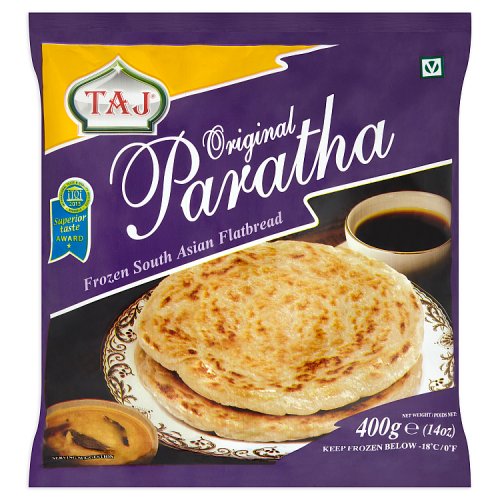 TAJ Original Parathas 400g pack shot