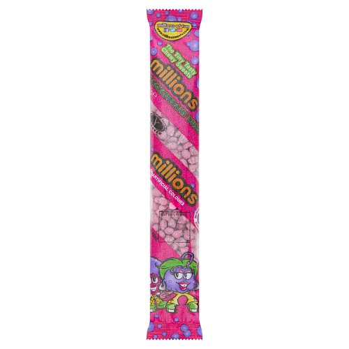 Millions Tubes Blackcurrant Buzz 55g pack shot