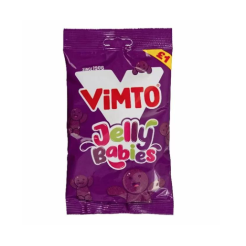 Vimto Jelly Babies PM £1 140g pack shot