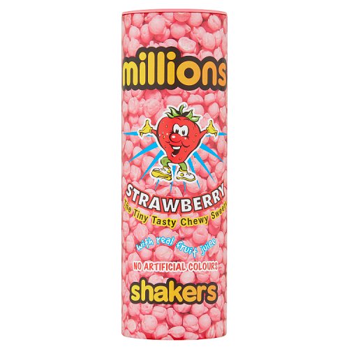 Millions Strawberry Shakers 82g pack shot