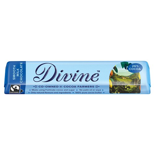 Divine Milk Chocolate Bar 35g pack shot
