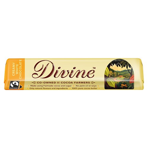 Divine White Chocolate 35g pack shot