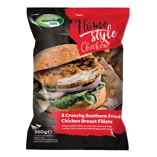 Homestyle Southern Fried Chicken Breast Fillet 960g pack shot