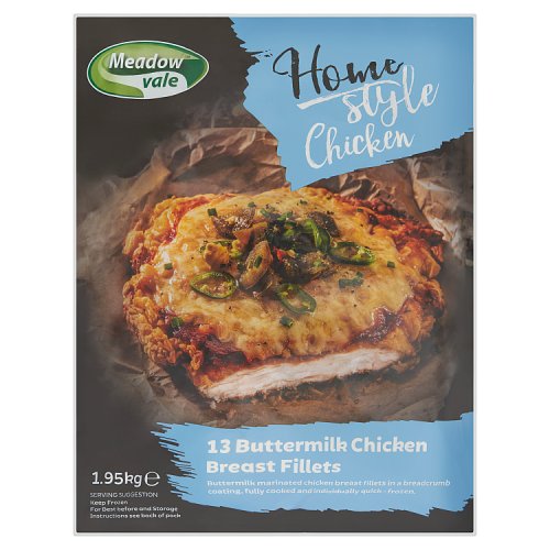 Meadow Vale Homestyle Buttermilk Fillets 1.95kg pack shot