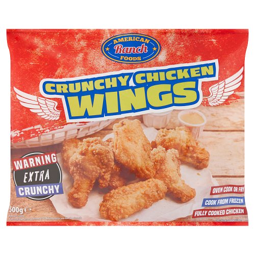 American Ranch Crunchy Wings 500g pack shot
