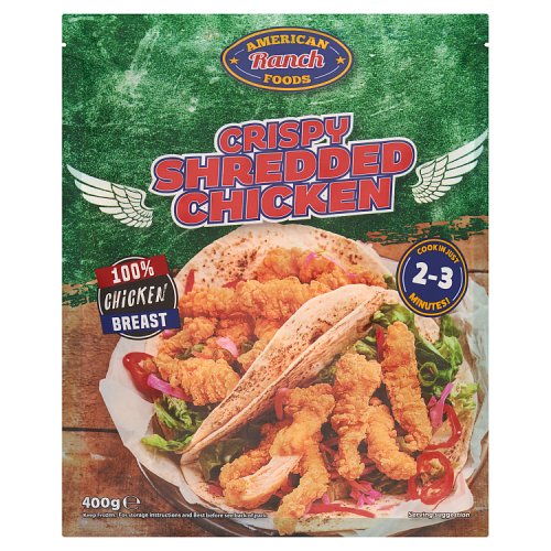 American Ranch Crispy Shredded Chicken 400g pack shot