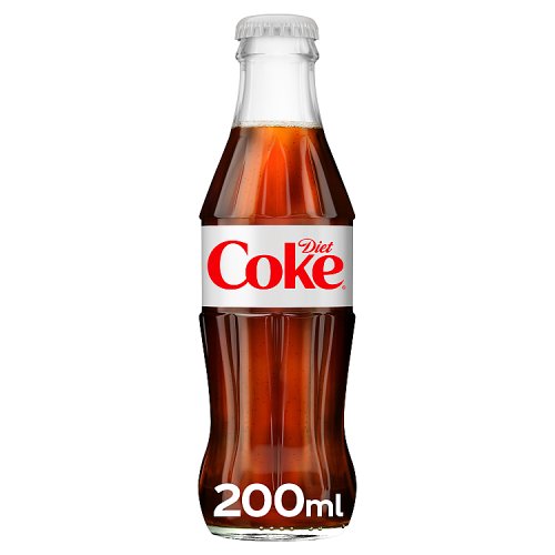 Diet Coke Glass 200ml pack shot