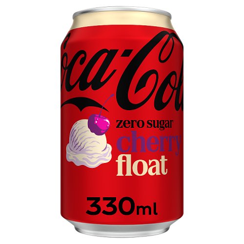 Coca Cola Zero Cherry Vanilla Float 330ml pack shot