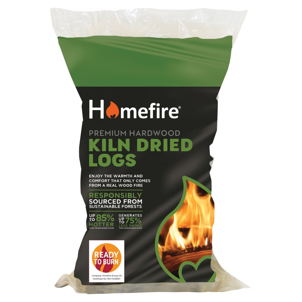 Homefire Premium Hardwood Kiln Dried Logs 16.5Ltr pack shot