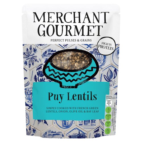 Merchant Gourmet Puy Lentils 250g pack shot