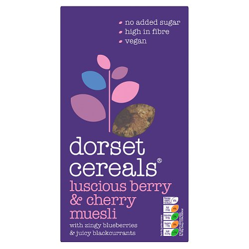 Dorset Berries & Cherries Muesli 650g pack shot