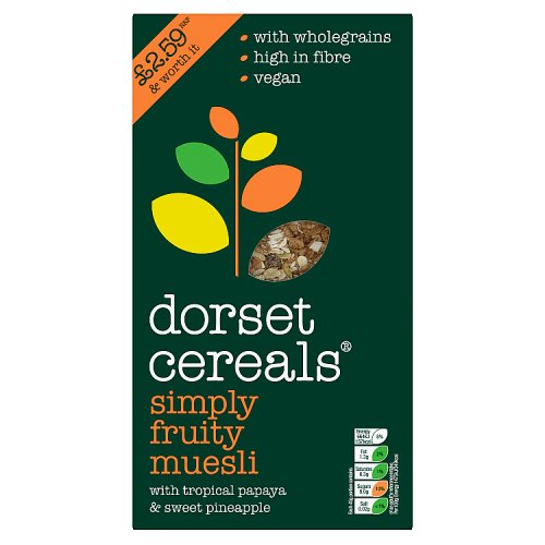 Dorset Simply Muesli Fruity 410g PM £2.59 pack shot