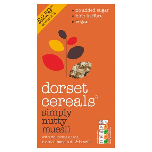 Dorset Simply Muesli Nutty 410g PM £2.59 pack shot