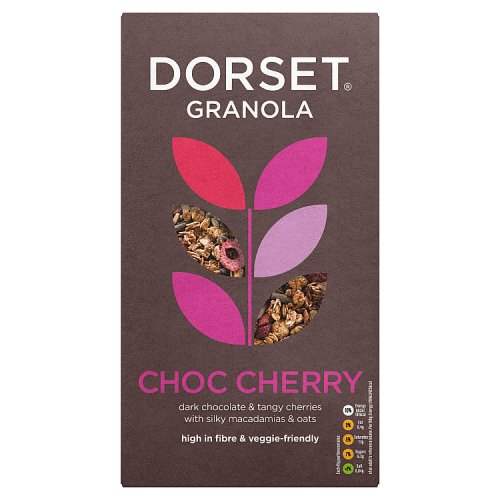 Dorset Chocolate & Cherry Granola 450g pack shot
