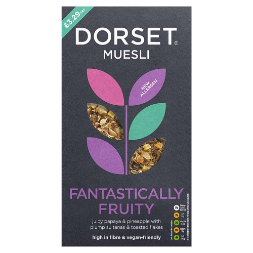 Jordans Fantastically Fruity Muesli 410g PMP pack shot