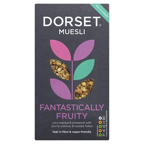 Dorset Fantastically Fruity Muesli 500g pack shot