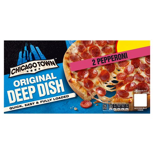 Chicago Town Deep Dish Pepperoni £2.50 pack shot