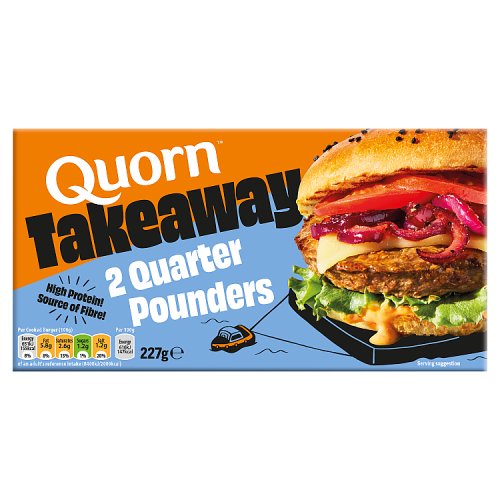 Quorn Quarter Pounders 227g pack shot