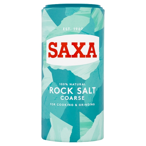 Saxa Rock Salt 350g pack shot